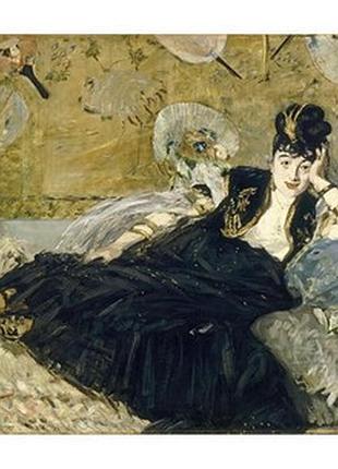Листівка edouard manet - the lady with the fans, 1873