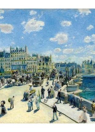 Открытка pierre-auguste renoir - pont neuf, paris, 1872
