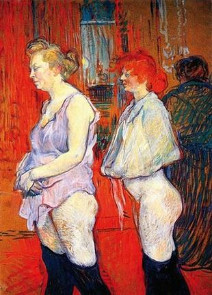 Листівка henri de toulouse-lautrec — a inspecao medica, 1894