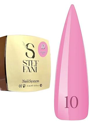 Гель для нігтів builder gel steffani 10 яскраво-рожевий, 15 мл