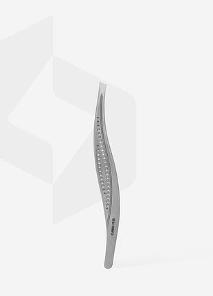 Пинцет для бровей staleks classic 12 type 3 (широкие скошенные кромки)
