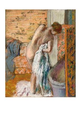 Листівка edgar degas - after the bath (woman drying herself), c. 1896