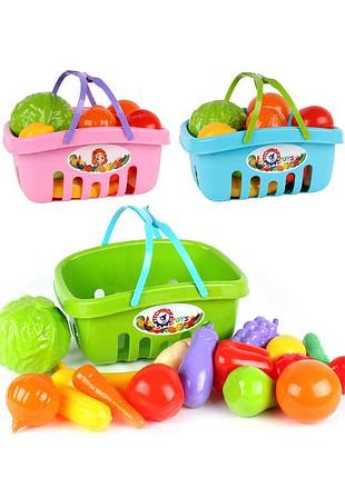 Игра «корзина с овощами и фруктами» 5354 от technok toys, 3 цвета