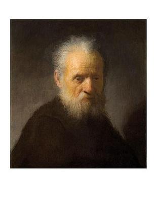 Лист rembrandt — an old man with beard