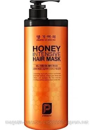 Інтенсивна медова маска для відновлення волосся / honey intensive hair mask daeng gi meo ri, 1000 мл