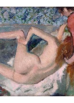 Листівка edgar degas - after a bath. a woman, seen from behind, 1895