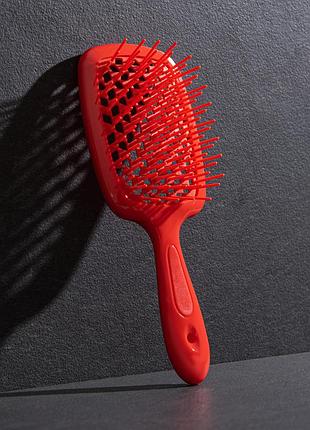 Расчёска для волос hollow comb superbrush plus orange
