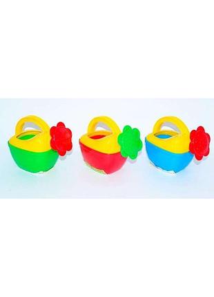 Изящный набор лейок №2 3060 в 3 ярких оттенках, technok toys