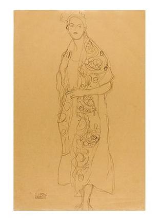 Открытка gustaw klimt - portrait einer frau, 1910