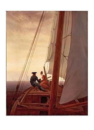 Листівка caspar david friedrich - on the sailor, 1818