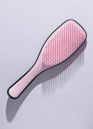 Щітка для волосся hair comb wet detangling hair brush black-light pink