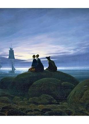 Листівка caspar david friedrich - moonrise over the sea, 1774