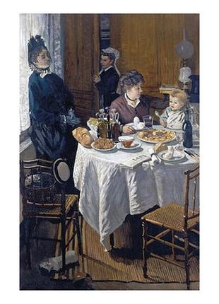 Листівка claude monet — the lunchenon, 1868