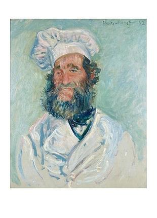 Листівка claude monet — the chef, pere paul, 1882