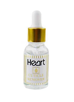 Ремувер кислотный для удаления кутикулы heart clear, 30 мл