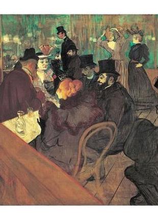 Листівка henri de toulouse-lautrec — al promenoir del moulin rouge, 1892