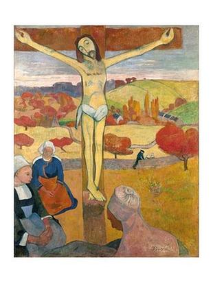 Листівка paul gauguin — the yellow christ, 1889