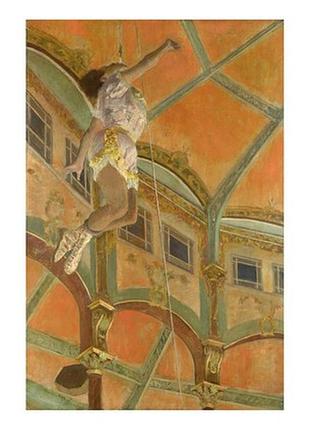 Листівка edgar degas - miss la la at the cirque fernando, 1879