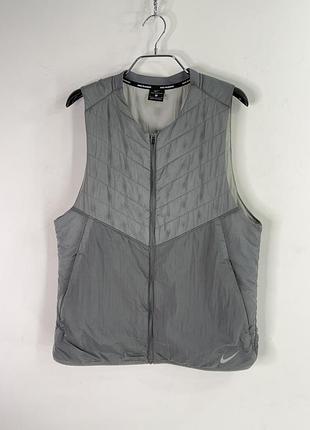 Nike aerolayer men's running packable gilet vest m size
