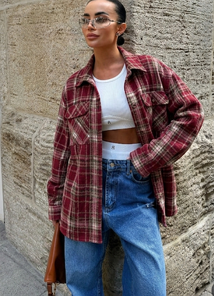 Сорочка тепла  рубашка оверсайз