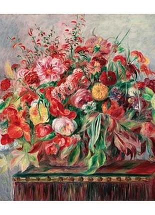 Открытка pierre-auguste renoir - basket of flowers, 1890