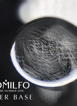 Komilfo fiber base – база для нігтів з нейлоновими волокнами, 8 мл
