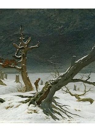 Листівка caspar david friedrich - winter landscape, 1811