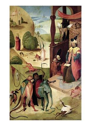 Листівка hieronymus bosch - st.james and the magician