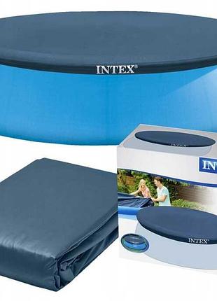 Intex кришка 28026 для дитячого надувного басейну діаметром 376 см