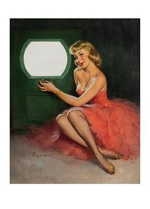 Открытка pin-up