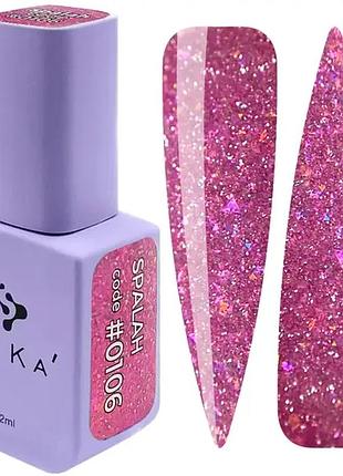 Гель-лак dnka’ gel polish color spalah №106, 12 мл