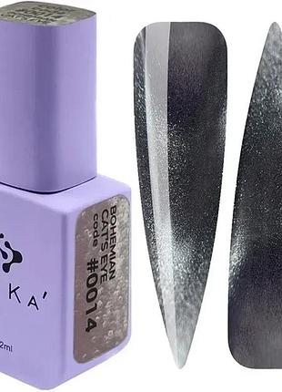 Гель-лак кошачий глаз dnka’ gel polish bohemian cat eye №0014, 12 мл