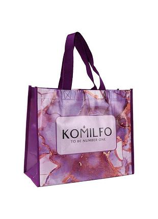 Сумка komilfo 25*30*14 см, фиолетовая