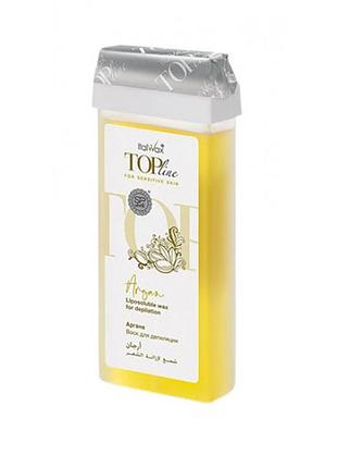 Віск у картриджі italwax top line - аргана, 100г