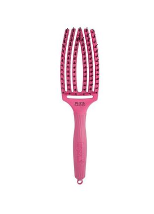 Щетка fingerbrush combo medium hot pink olivia garden, розовый