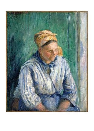 Листівка camille pissarro - washerwoman. study, 1880