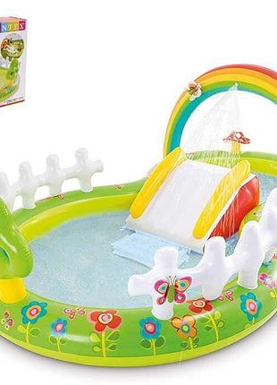 Intex игровой центр 57154 np (2) 290х180х104 см, 450 л, для детей от 2 лет