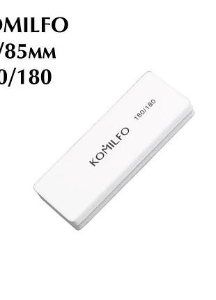 Шліфувальник komilfo міні білий 180/180, 8,5 см