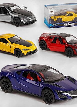 Детская металлическая машинка mg-90378, 2 варианта, 2 цвета, 1:36, световые и звуковые эффекты, инерционное движение, в коробке