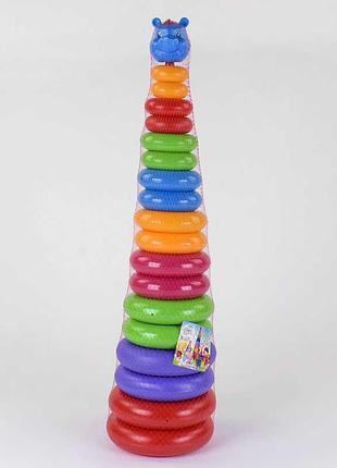 Игра-пирамида №5 07015 (4) / 16 колец / m-toys