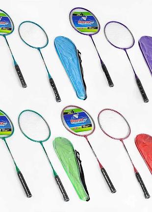 Детский набор для бадминтона tk sport с 64759 (50), 4 цвета, 2 ракетки с миксом видов