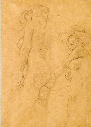 Лист gustaw klimt — zwen studien