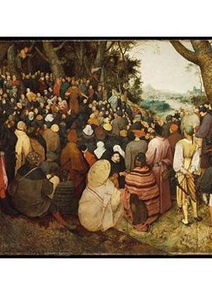Листівка pieter bruegel — the sermon of st. john the baptist 1566
