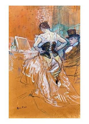 Листівка henri de toulouse-lautrec — conquête de passage, 1896