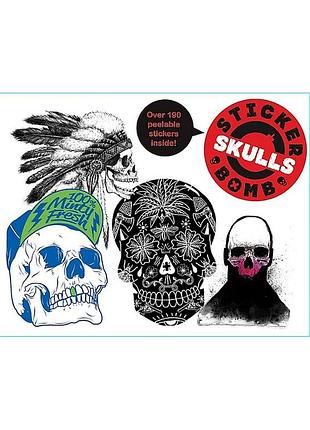 Stickerbomb skulls. laurence king