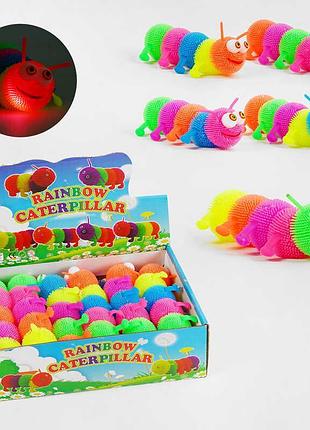 Игра антистресс c 60454 «гусеничка» с подсветкой, комплект из 12 штук