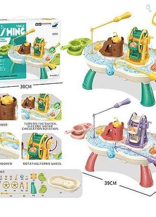 Детская рыболовная игра qy 9995 (36) с двумя цветами и столиком