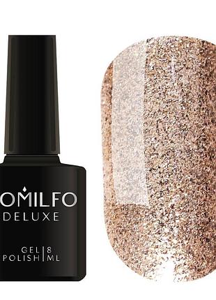 Гель-лак glitter colletion g009 (яскраве золото, насичений мікроблиск) komilfo, 8 мл