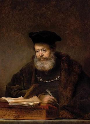 Листівка rembrandt — the scholar at the lectern