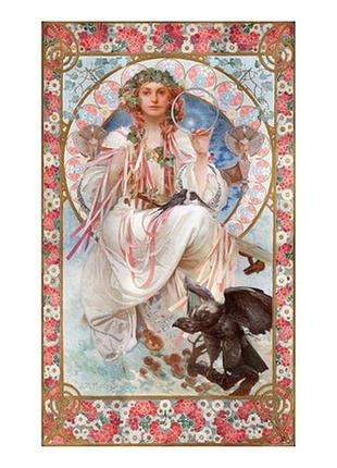 Листівка alphonse mucha - portrait of josephine crane-bradley as slavia, 1908